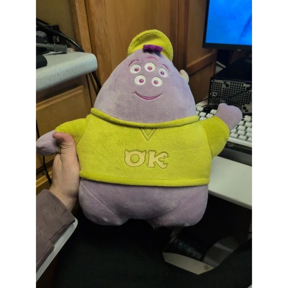 Disney Pixar Monsters University Squishy 12" Plush Stuffed Toy
